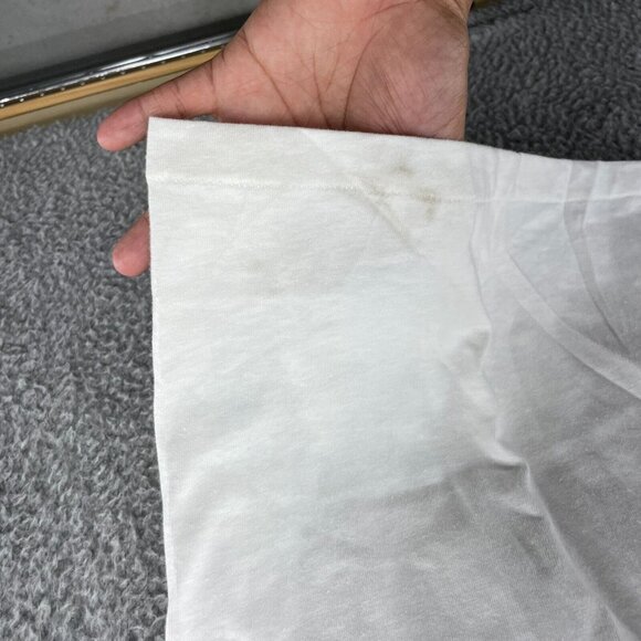 Vtg‎ 90s MOM Shirt One Size White Port of Naples Night Dress Paint Single Stitch - Picture 7 of 12